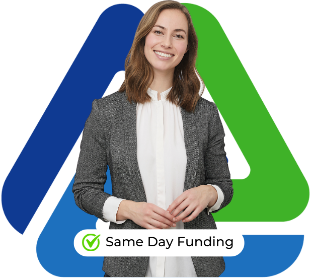 Business funding expert promoting same day funding solutions for small businesses with a focus on financial support.