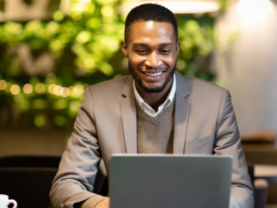Business professional focused on enhancing company culture to boost customer loyalty and satisfaction.