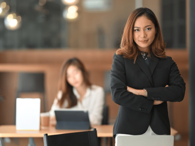 Businesswoman in a professional setting, showcasing confidence and leadership for successful business expansion strategies.