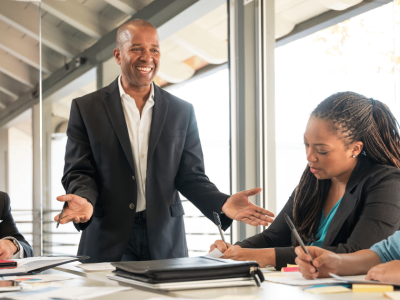 Business team discussing unsecured credit lines, exploring financing options for growth and financial management.